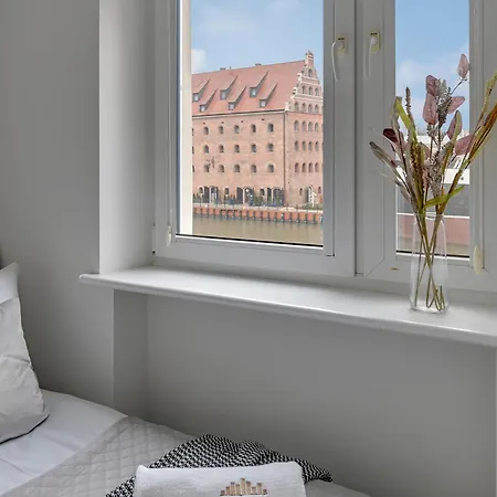 Motlawa Bulvar Residence Z Widokiem Na Rzeke Motlawa By Downtown Apartments Gdansk Exterior photo